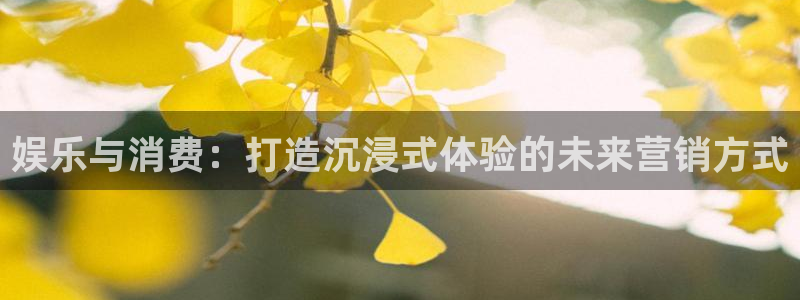 蓝狮在线app下载官网：娱乐与消费：打造沉浸式体验的未来营销方式